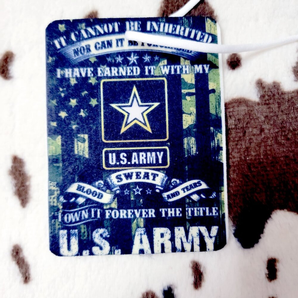 US Army Unscented Hanging Car Air Freshener Freshie